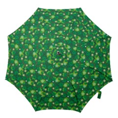 Leaf Clover Star Glitter Seamless Hook Handle Umbrellas (small) by Pakemis