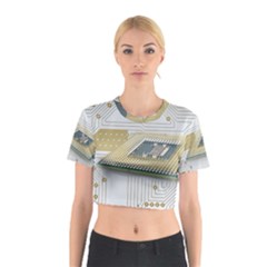 Technics Design Element Set Pattern Graphic Symbol Cotton Crop Top by danenraven