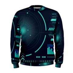 Sci Fi Computer Screen Men s Sweatshirt by Uceng