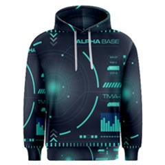 Sci Fi Computer Screen Men s Overhead Hoodie by Uceng