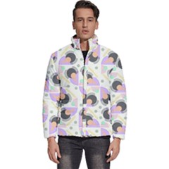 Pattern Pastel Drawing Art Men s Puffer Bubble Jacket Coat by Uceng