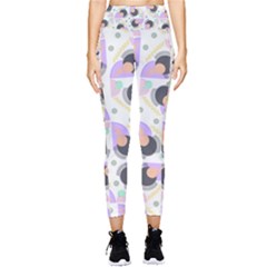 Pattern Pastel Drawing Art Pocket Leggings  by Uceng