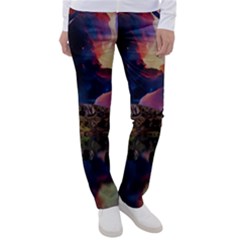 Lake Galaxy Stars Science Fiction Women s Casual Pants by Uceng