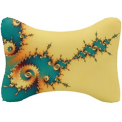 Fractal Art Fractals Digital Art Seat Head Rest Cushion by Uceng