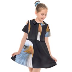 Bird Kids  Short Sleeve Shirt Dress by artworkshop