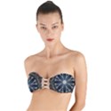 Mandala Ornament Background Twist Bandeau Bikini Top View1