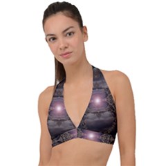 Fantasy Science Fiction Portal Halter Plunge Bikini Top by Uceng