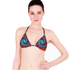 Fractal Pattern Background Bikini Top by Uceng