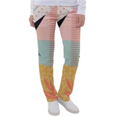 Leaves Pattern Design Colorful Women s Casual Pants by Uceng