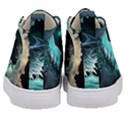 Sculpture Dinosaur Shark Frozen Winter Fantasy Kids  Mid-Top Canvas Sneakers View4