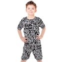 Arctic Monkeys Digital Wallpaper Pattern No People Creativity Kids  Tee and Shorts Set View1