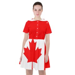 Canada Flag Canadian Flag View Sailor Dress by Ravend