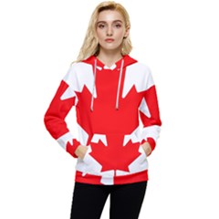 Canada Flag Canadian Flag View Women s Lightweight Drawstring Hoodie by Ravend