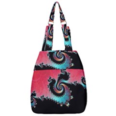 Fractals Abstract Art Digital Art Abstract Art Center Zip Backpack by Ravend