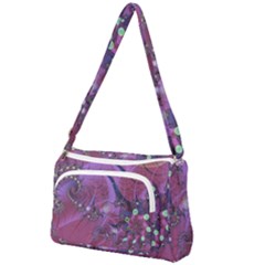 Fractal Math Abstract Abstract Art Digital Arts Front Pocket Crossbody Bag by Ravend