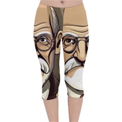 Ai Generated Psychotherapist Psychology Therapy Velvet Capri Leggings  by danenraven