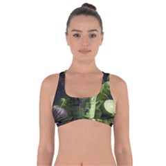 Ai Generated Drink Spinach Smooth Apple Ginger Got No Strings Sports Bra by danenraven