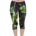 Ai Generated Drink Spinach Smooth Apple Ginger Velvet Capri Leggings  View1