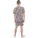 Leaves Plants Poster Drawing Men s Mesh Tee and Shorts Set View2