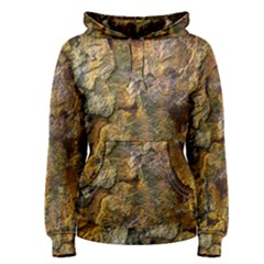 Rusty Orange Abstract Surface Women s Pullover Hoodie by dflcprintsclothing