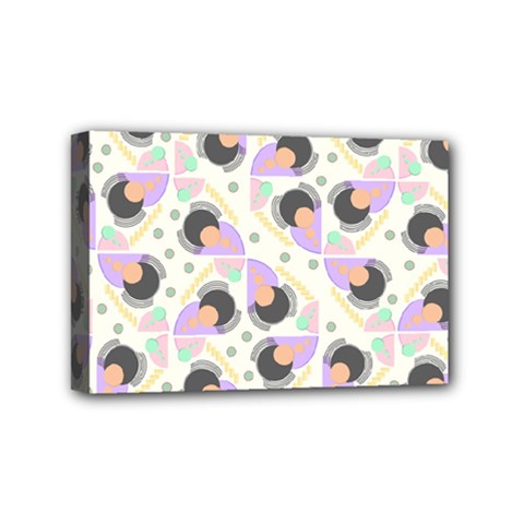 Pattern Pastel Drawing Art Mini Canvas 6  X 4  (stretched) by Ravend