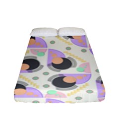 Pattern Pastel Drawing Art Fitted Sheet (full/ Double Size) by Ravend