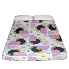 Pattern Pastel Drawing Art Fitted Sheet (california King Size) by Ravend