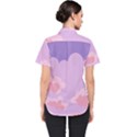 Sky Nature Sunset Clouds Space Fantasy Sunrise Women s Short Sleeve Shirt View2