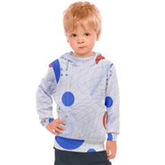 Computer Network Technology Digital Science Fiction Kids  Hooded Pullover by Ravend