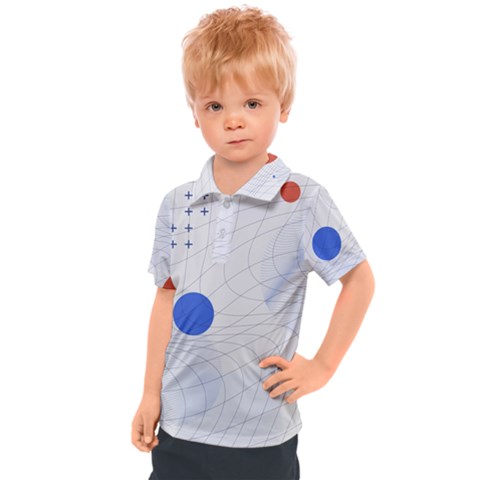 Computer Network Technology Digital Science Fiction Kids  Polo Tee by Ravend