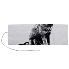 Foxy Lady Concept Illustration Roll Up Canvas Pencil Holder (m) by dflcprintsclothing