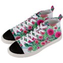 Bounty Of Brilliant Blooming Blossoms Men s Mid-Top Canvas Sneakers View2