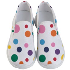 Polka Dot Men s Lightweight Slip Ons by 8989