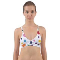 Polka Dot Wrap Around Bikini Top by 8989