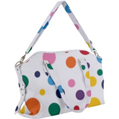 Polka Dot Canvas Crossbody Bag by 8989