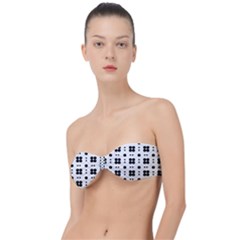 Polka Dot  Svg Classic Bandeau Bikini Top  by 8989