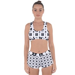 Polka Dot  Svg Racerback Boyleg Bikini Set by 8989