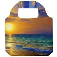 Nature Sunset Foldable Grocery Recycle Bag by GardenOfOphir