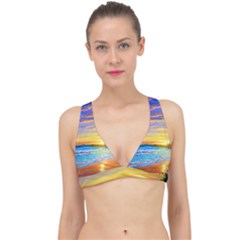 Sunrise At The Beach Classic Banded Bikini Top by GardenOfOphir