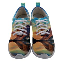 Portentous Sunset Women Athletic Shoes by GardenOfOphir