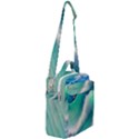 Beautiful Abstract Pastel Ocean Waves Crossbody Day Bag View2