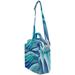 Pastel Beach Wave I Crossbody Day Bag by GardenOfOphir