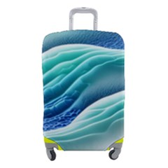 Pastel Beach Wave I Luggage Cover (small) by GardenOfOphir