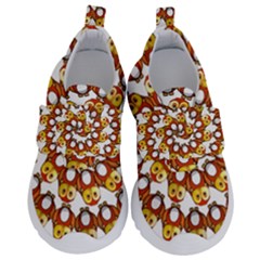 Owl Animal Bird Nature Feather Eyes Plumage Kids  Velcro No Lace Shoes by Ravend