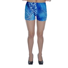 Wave Beach Iii Skinny Shorts by GardenOfOphir