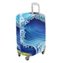 Watercolor Wave Luggage Cover (Small) View2