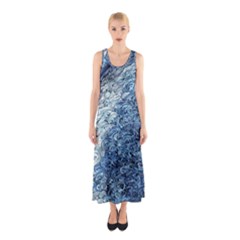 Waves Of The Ocean Sleeveless Maxi Dress by GardenOfOphir