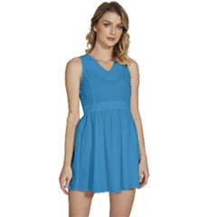 Blue Ivy	 - 	sleeveless High Waist Mini Dress by ColorfulDresses