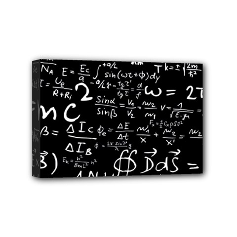 E=mc2 Text Science Albert Einstein Formula Mathematics Physics Mini Canvas 6  X 4  (stretched) by Jancukart