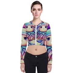 Spell Mojo Enchantress Long Sleeve Zip Up Bomber Jacket by GardenOfOphir